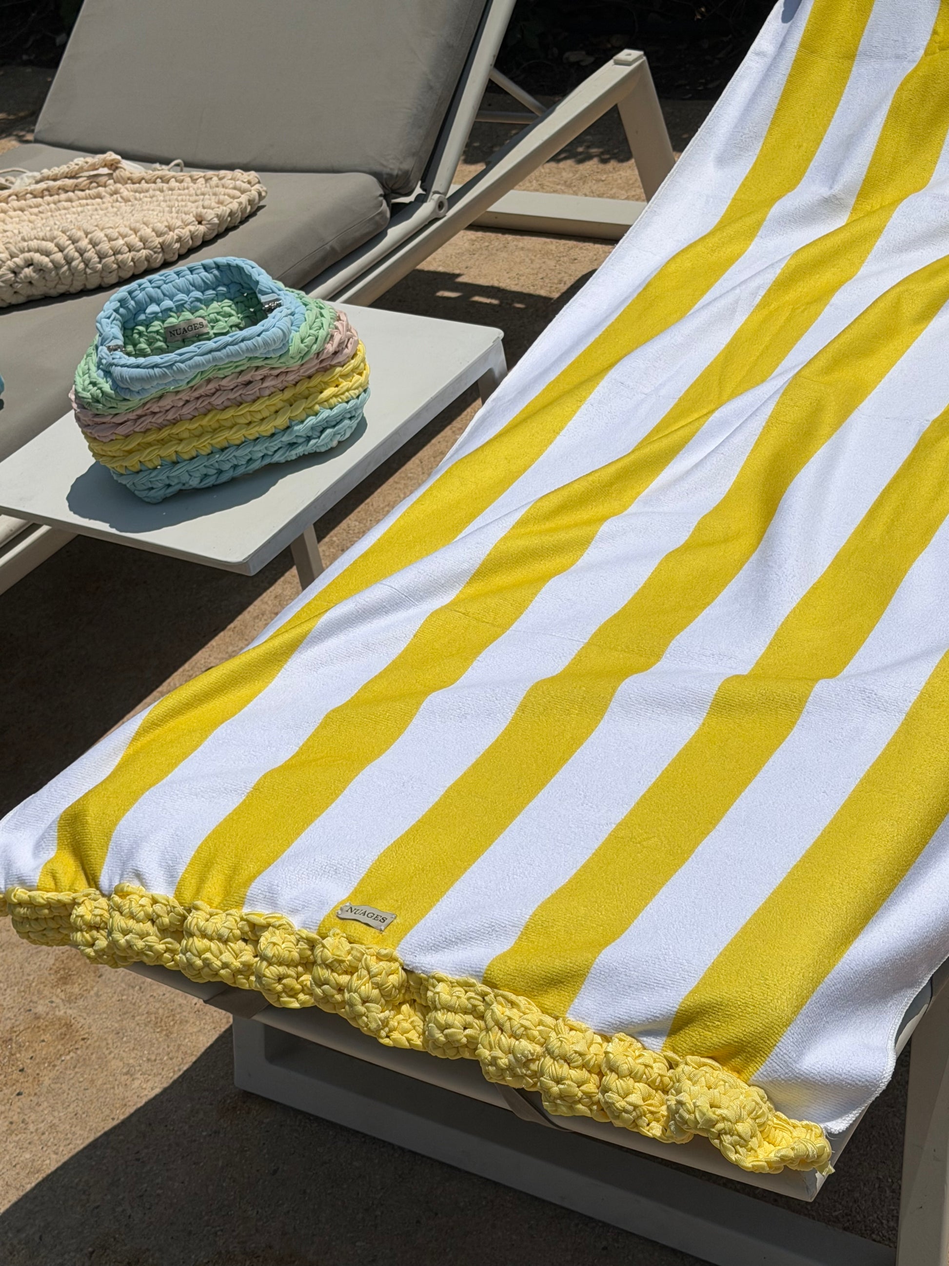 Sunny and Cloudy Towels