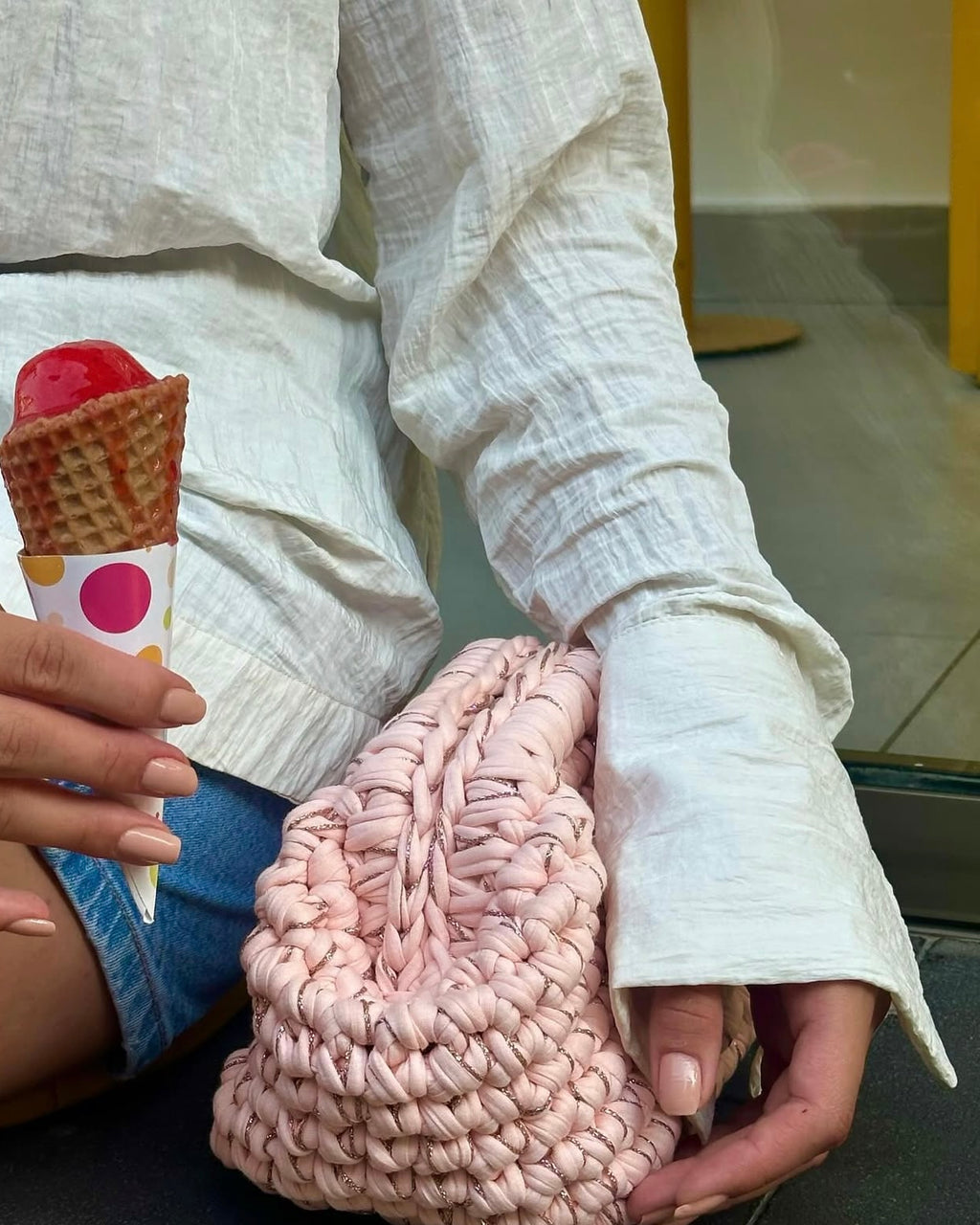 Sprinkle Strawberry Cupcake