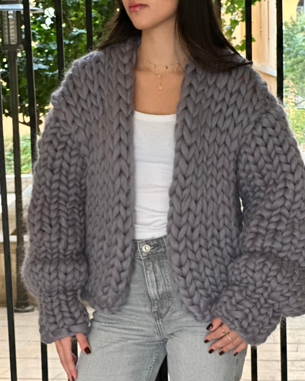 Grey Cotton Candy Jacket